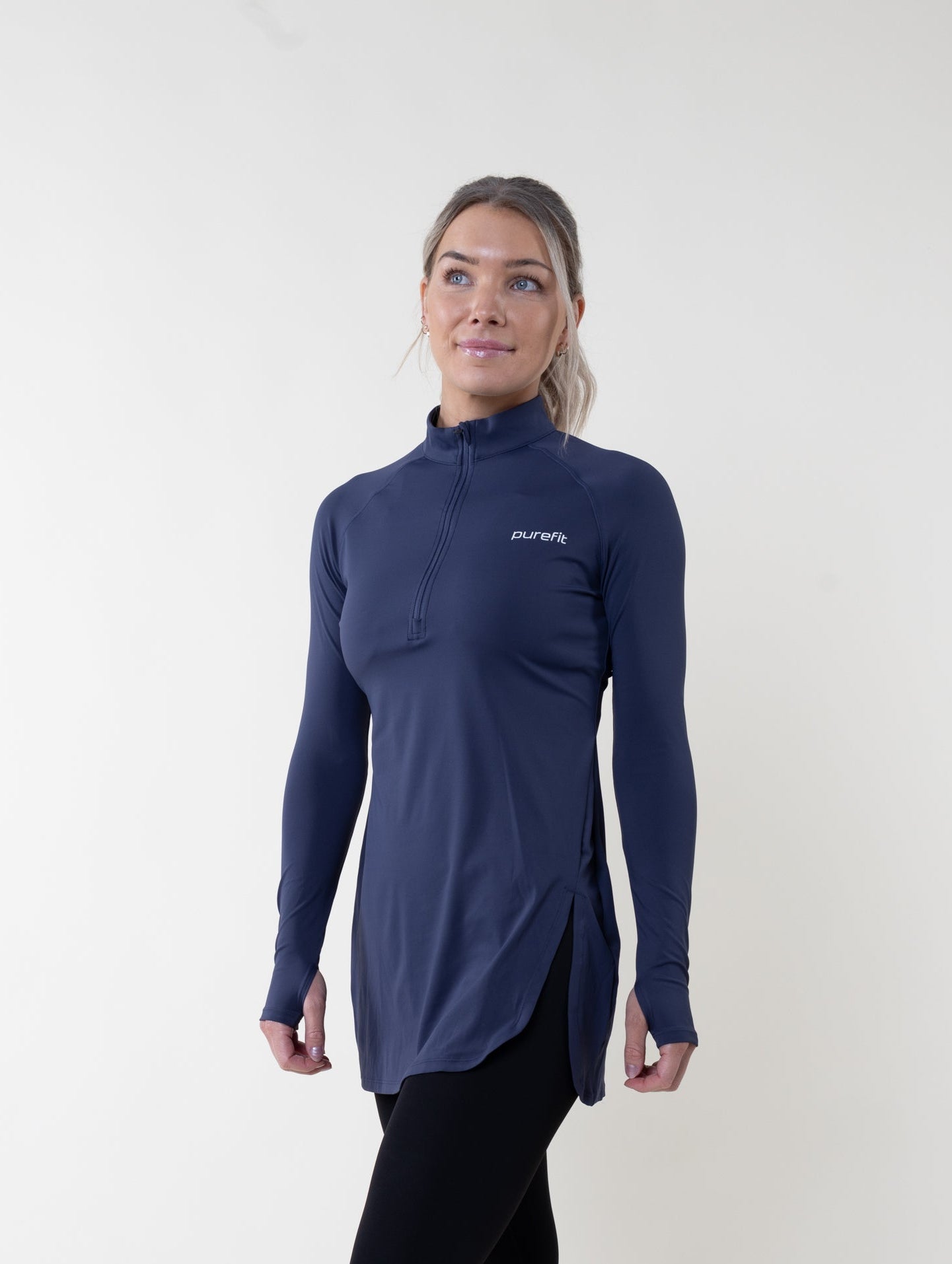 Long Sleeve Zip Top