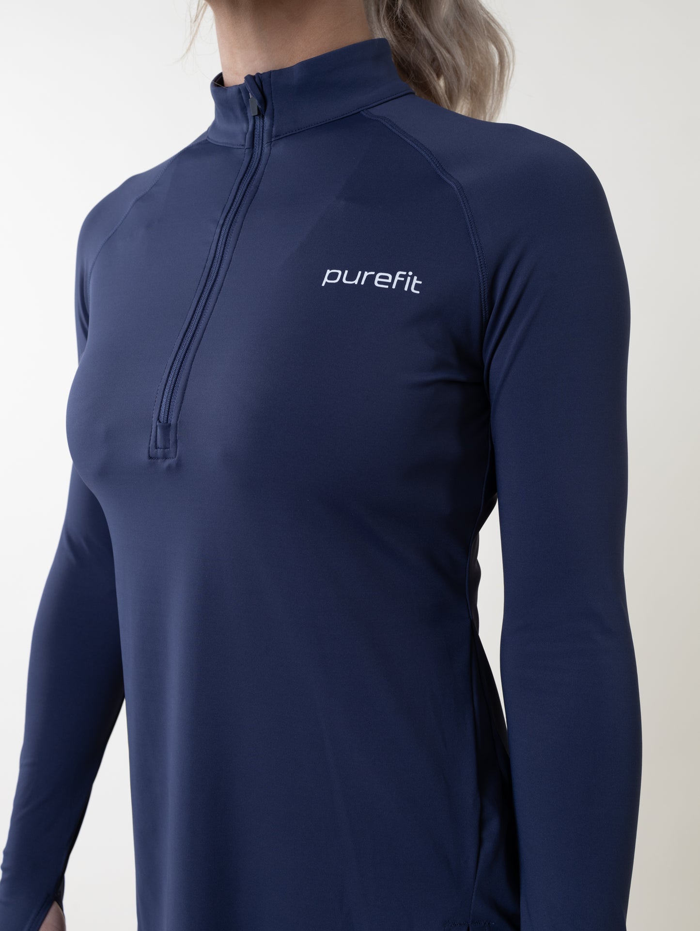 Long Sleeve Zip Top