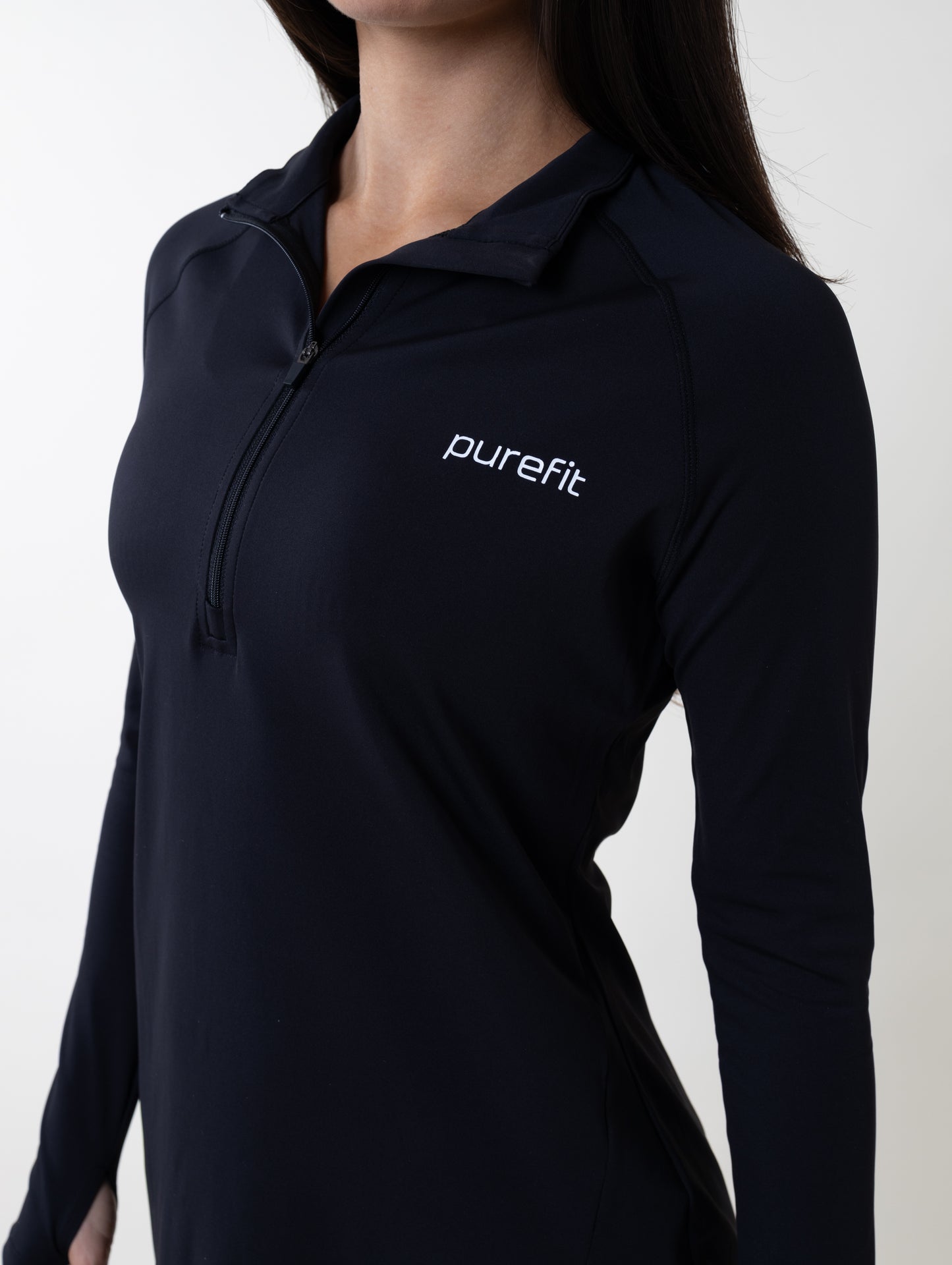 Long Sleeve Zip Top