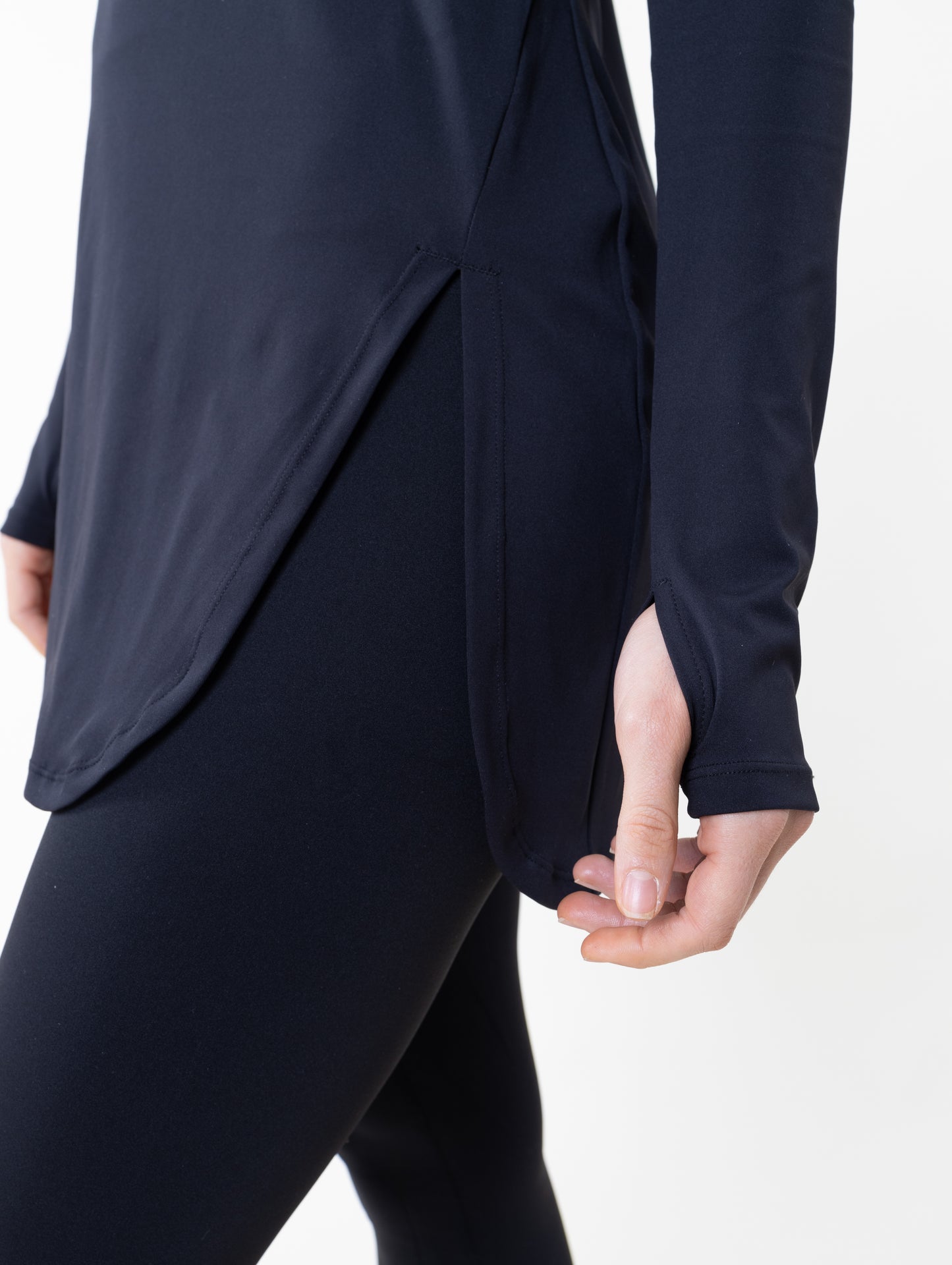Long Sleeve Zip Top